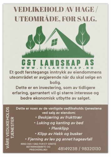 C&T Landskap AS C&T Landskap AS