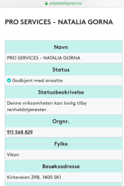 Pro Services - Natalia Gorna Pro Services - Natalia Gorna