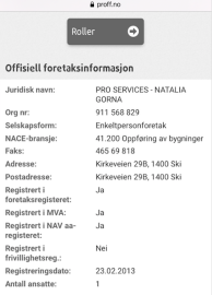 Pro Services - Natalia Gorna Pro Services - Natalia Gorna