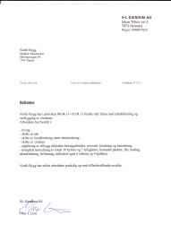 NORLIT-Bygg Snekker Sakalauskas