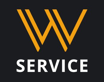 ORANGE W SERVICE sort bakgrunn ORANGE W SERVICE sort bakgrunn