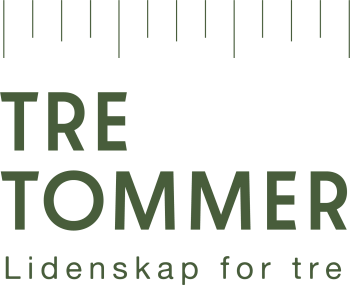 Tre Tommer stor logo gronn Tre Tommer stor logo gronn