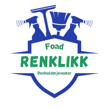 Blue and White Modern Bold Minimalist Illustrative Cleaning Service Brand Logo(1)