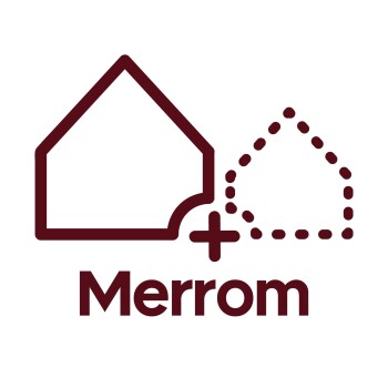 Merrom logo   hvit bg