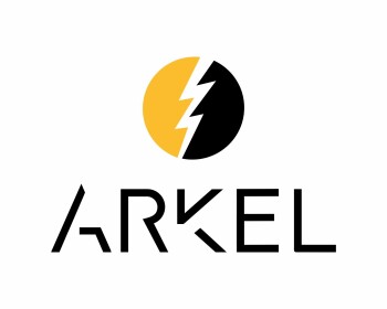 Arkel sekundaerlogo sort Arkel sekundaerlogo sort