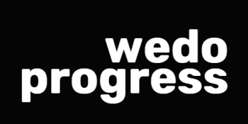 Wedoprogress.com logo 2 (500 * 300 px) (white) No transparent