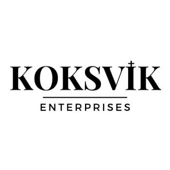 Koksvik Enterprises Logo BIG LETTERS Koksvik Enterprises Logo BIG LETTERS