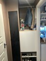 IMG 0212 Riving av lite innebygd skap + bygging av nytt spesialtilpasset skap i gang