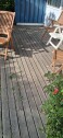 20250612 174455 Slipe og beise terrasse/garasjedør