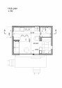 *E1 Plantegninger Mikrohus Innvendig rørleggerarbeid for mikrohus (30 m²) i Rollag