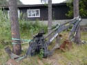 Haka90 Transport av Haka 90 traktor grave aggregat