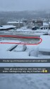 IMG 2722 Brøyting på en smal bilvei rett ved en hovedvei