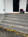 Mur 5 Reparare mur på trapp til inngangsdør