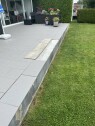 Uteflis 082025 Fuging av uteflis, bytte ut noen løse flis