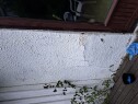 Utbedring utvendig puss på mur