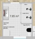 Nytt bad med mal Full renovering av bad, start 15. nov 2024