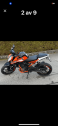 IMG 3417 Frakt av ktm duke 125 ccm