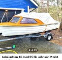 Hente båt 16ft ikke på tralle
