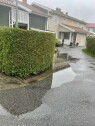 Dreneringsproblem på gårdsplass