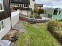 IMG 0522 Liten støttemur, 8,5 m lang, fra 30 cm til 100 cm høy