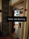 Sette opp vegg/tette døråpning