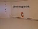 1000031507 Montere stikk i kjøkkenskap/videreføre strømkabel fra utelys
